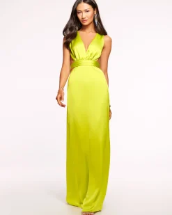 Online Milan Open Back Gown Dresses