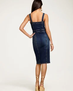 Discount Monica Denim Midi Dress Dresses | Denim