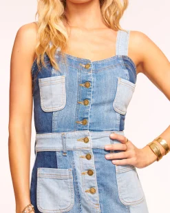 Discount Monica Denim Midi Dress Dresses | Denim