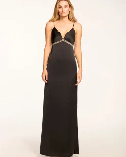 New Mosby Embellished Empire Waist Gown Dresses
