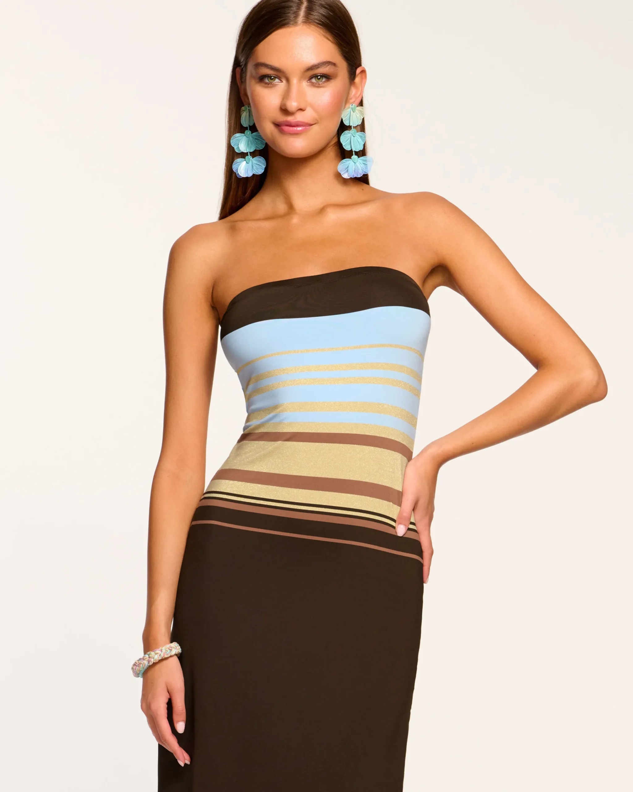 Sale Nava Strapless Coverup Dress Swim & Coverups