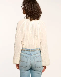 Clearance Nellie Button Down Blouse Tops