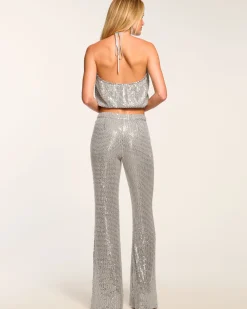 Sale Olivian Beaded Flare Pant Bottoms