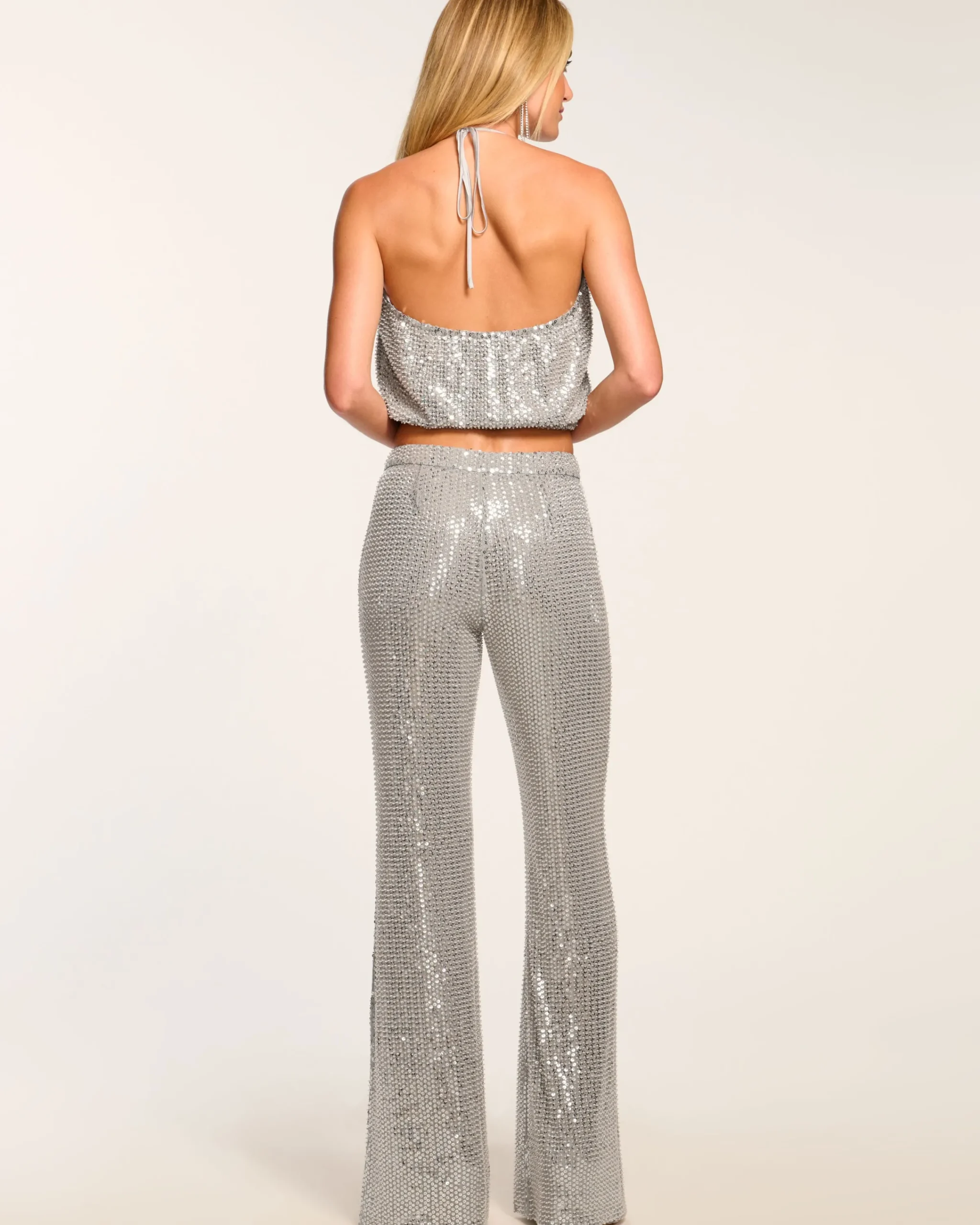 Sale Olivian Beaded Flare Pant Bottoms