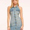 Fashion Susanna Denim Halter Mini Dress Dresses | Denim