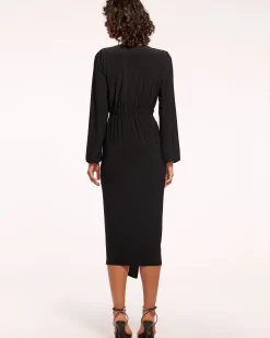 Online Sutton Jersey V-Neck Midi Dress Dresses