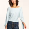 Clearance Suzy Boatneck Rib Knit Top Tops | Sweaters