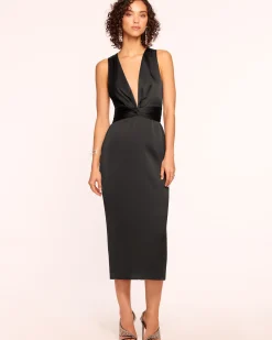 Best Talon Plunging Midi Dress Dresses