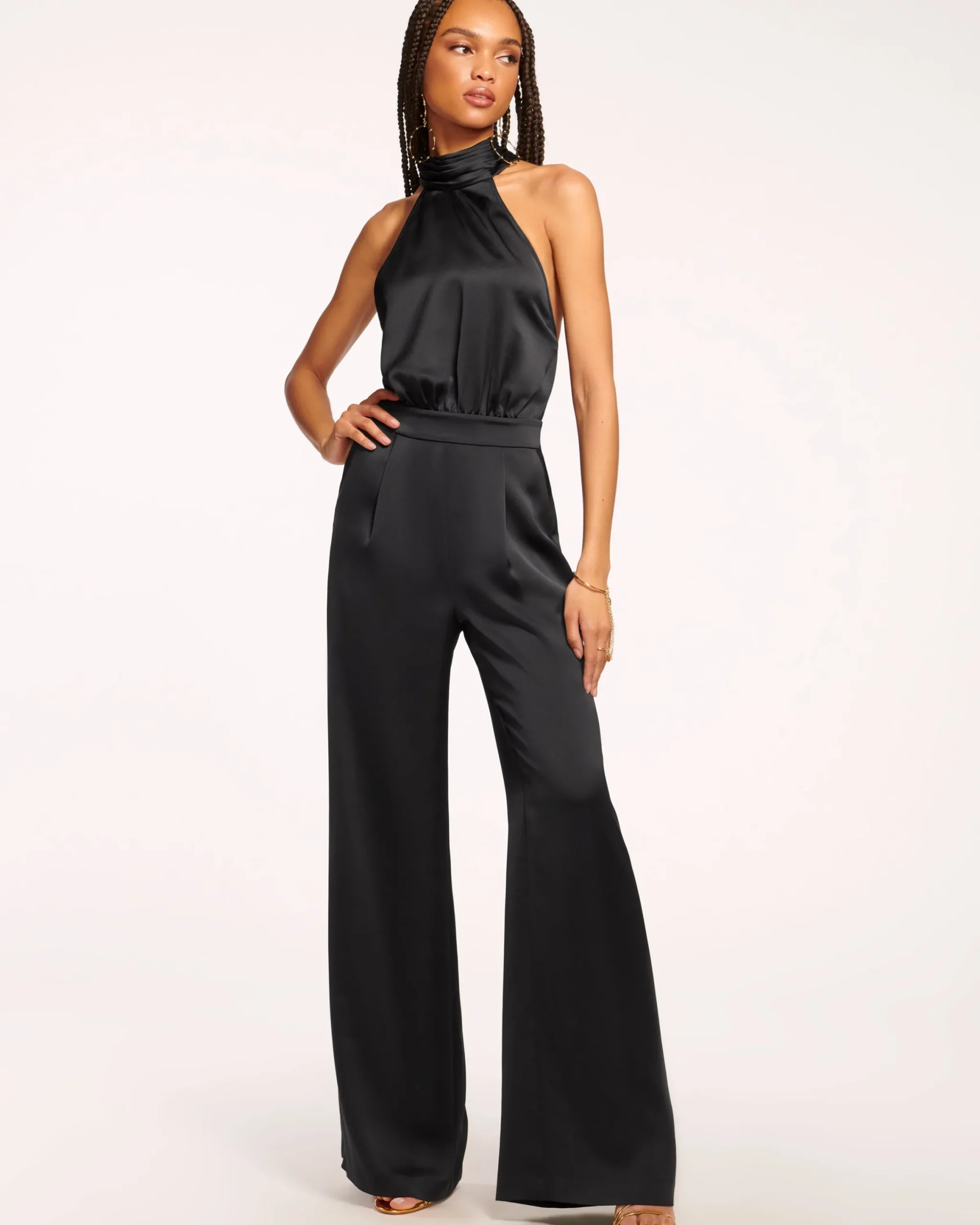 Online Tatiana Wide Leg Halter Jumpsuit Dresses | Jumpsuits