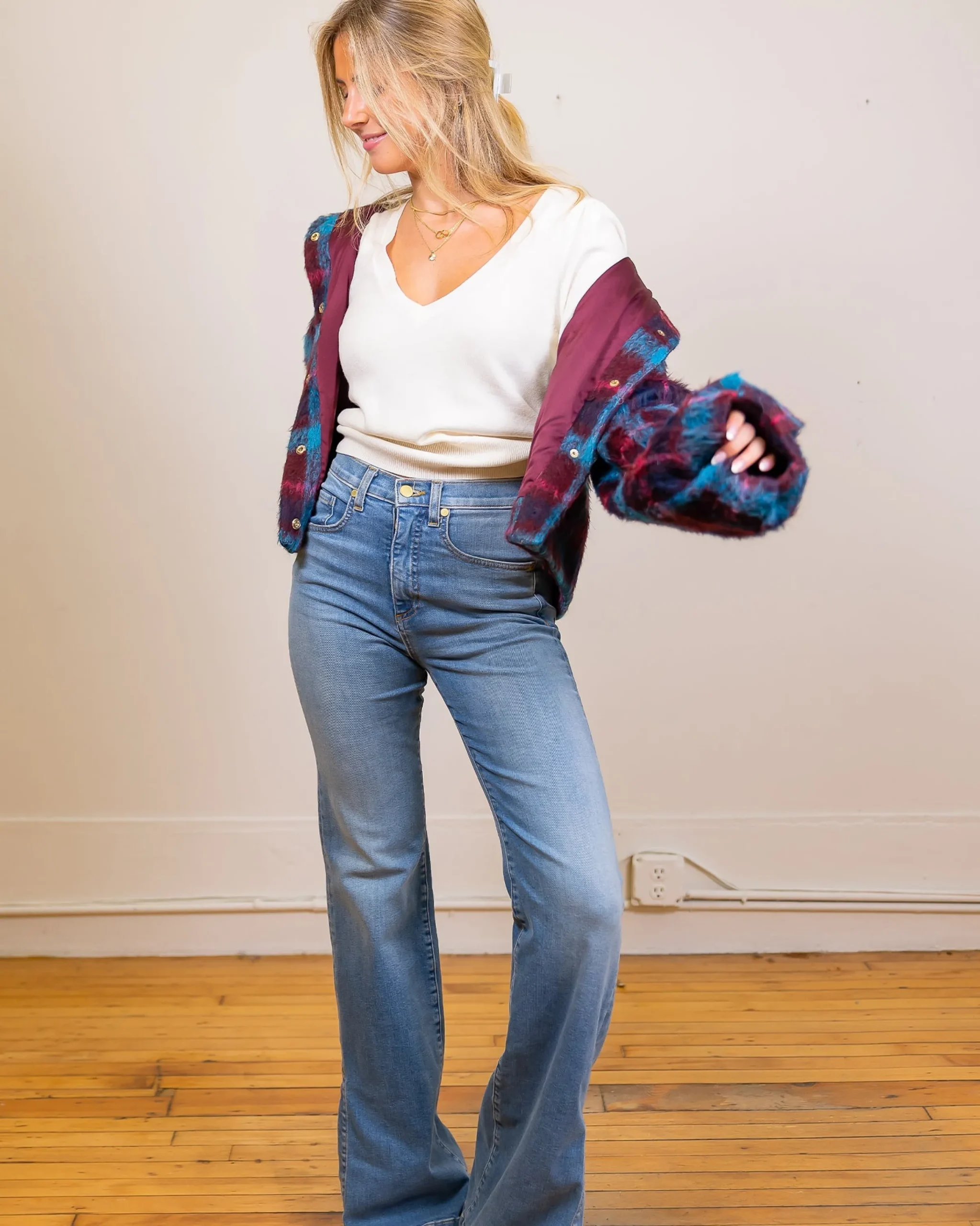 Clearance Tyra High Waisted Flare Jean Denim | Bottoms