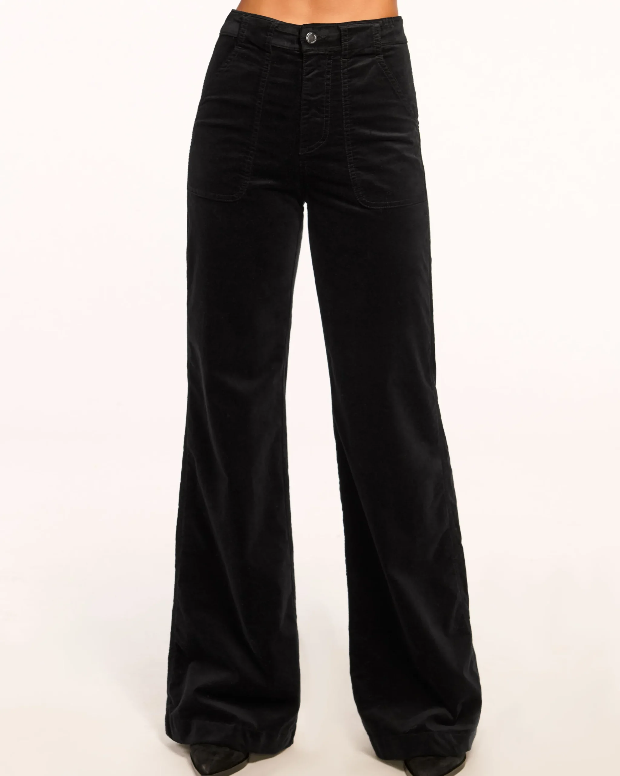 Fashion Velvet Theodora Wide Leg Jean Denim | Bottoms