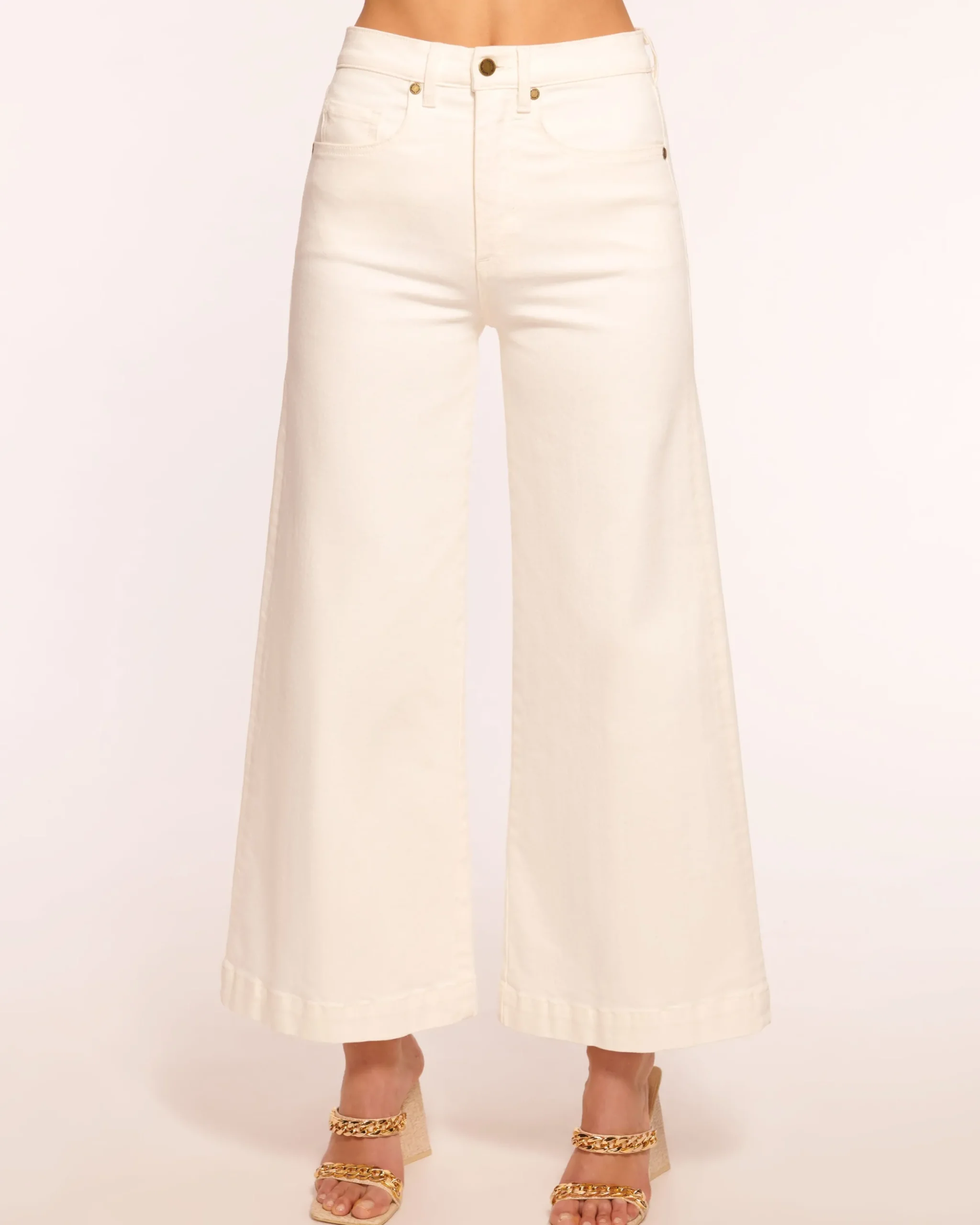 Best Wide Leg Cropped Tyra Jean Denim | Bottoms