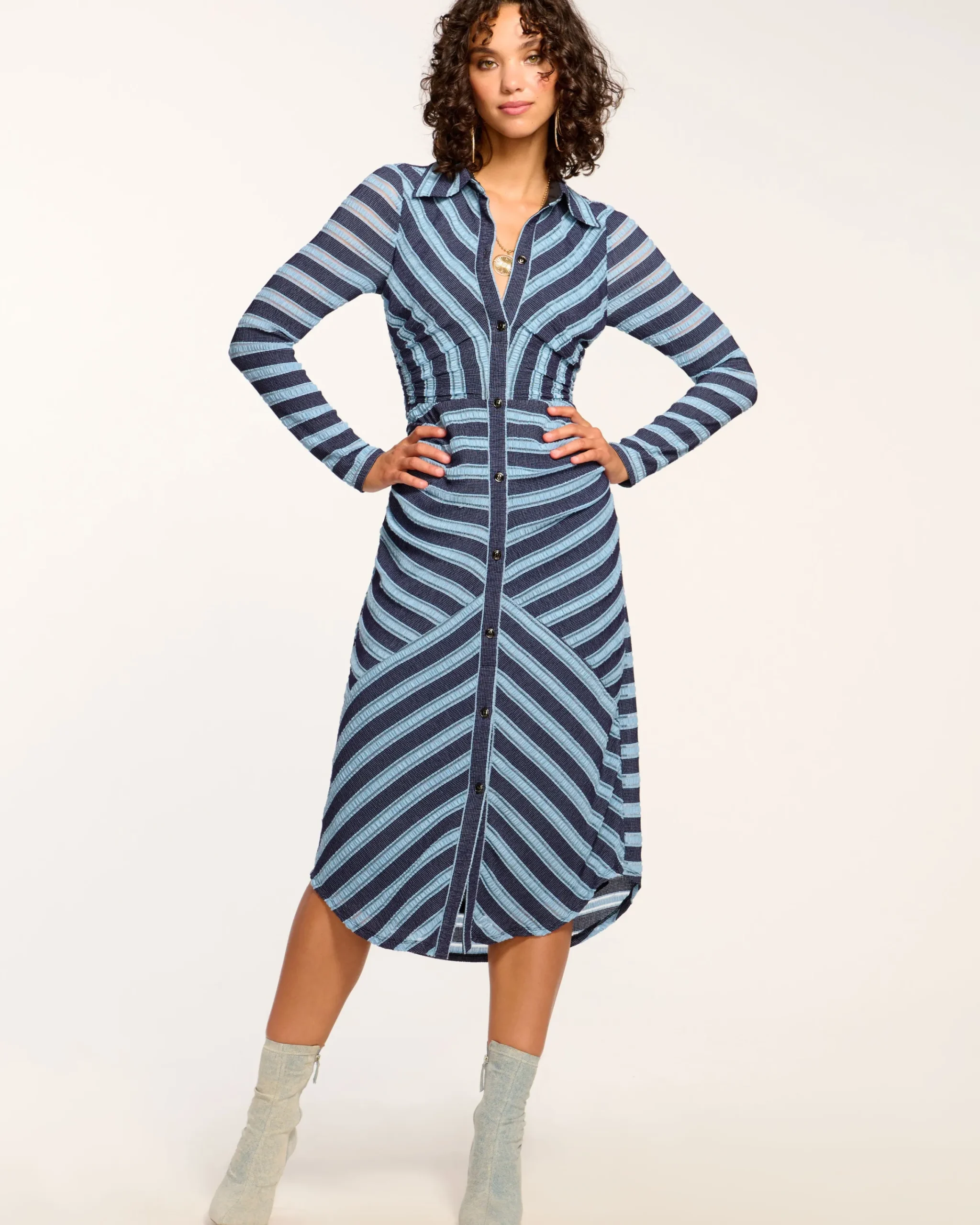 Hot Wyatt Button Down Knit Maxi Dress Dresses