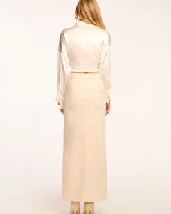 Best Xavier Denim Maxi Skirt Denim | Bottoms