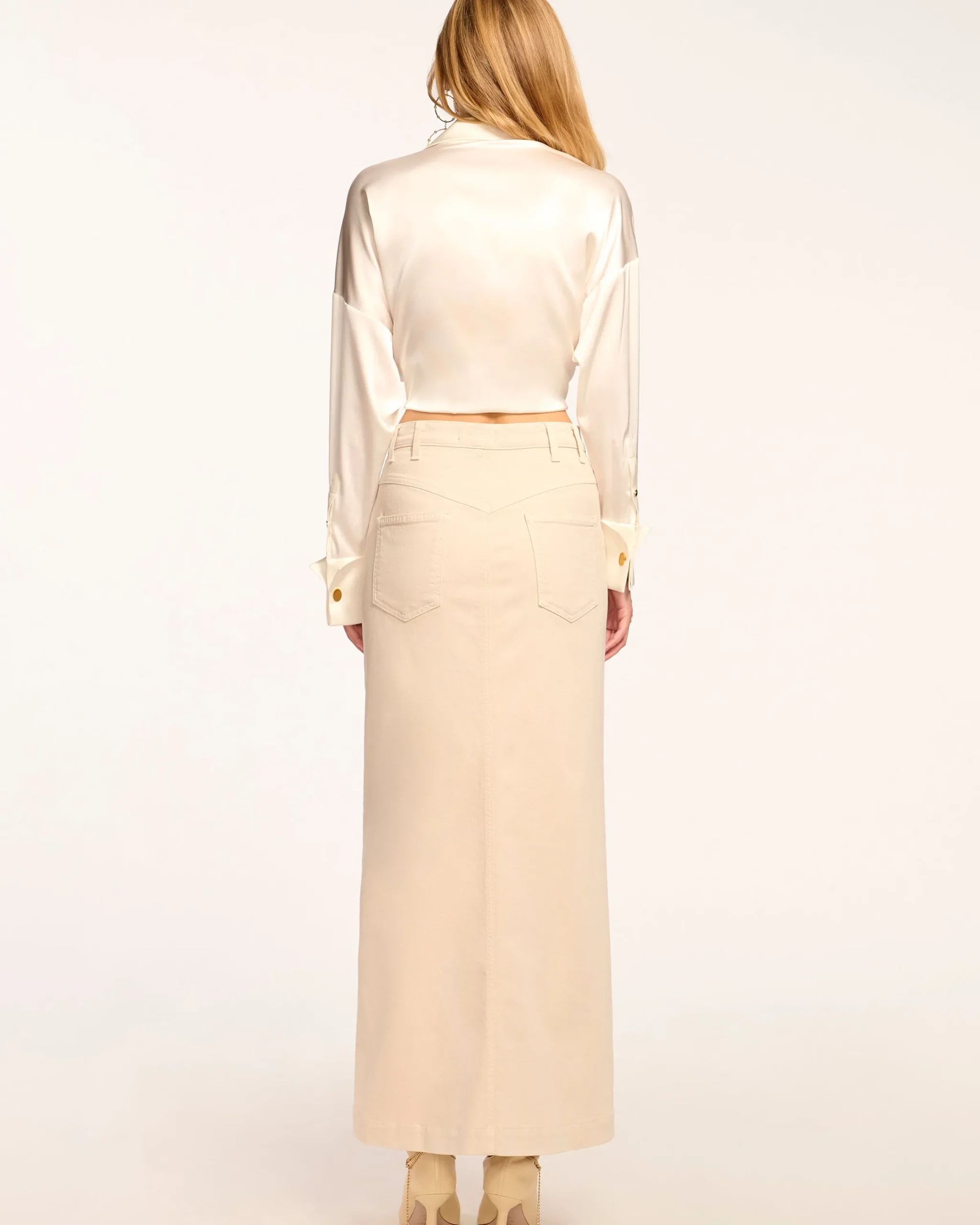 Best Xavier Denim Maxi Skirt Denim | Bottoms