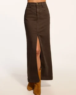 Best Xavier Denim Maxi Skirt Denim | Bottoms