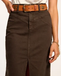 Best Xavier Denim Maxi Skirt Denim | Bottoms