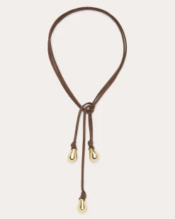Discount Yara Suede Tie Necklace Jewelry