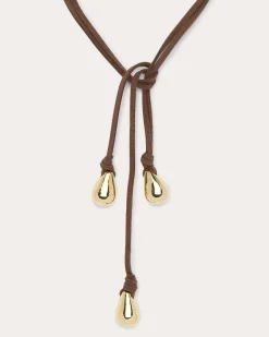 Discount Yara Suede Tie Necklace Jewelry