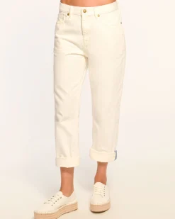 Best Yuki Cuffed Boyfriend Jean Denim | Bottoms