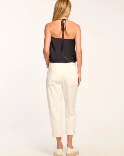 Best Yuki Cuffed Boyfriend Jean Denim | Bottoms