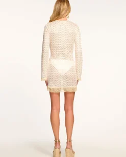 Fashion Zig Zag Cassie Coverup Mini Dress Swim & Coverups