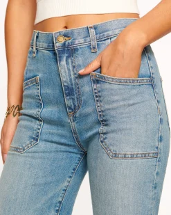 Sale Zoey Wide Leg Jean Denim | Bottoms